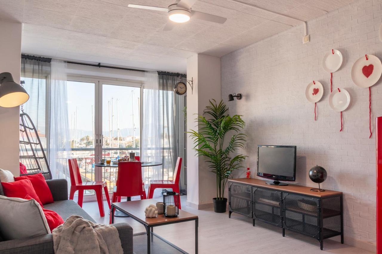 Estudio En 1ª Linea Con Vistas Al Puerto Deportivo By Insidehome Empuriabrava Dış mekan fotoğraf